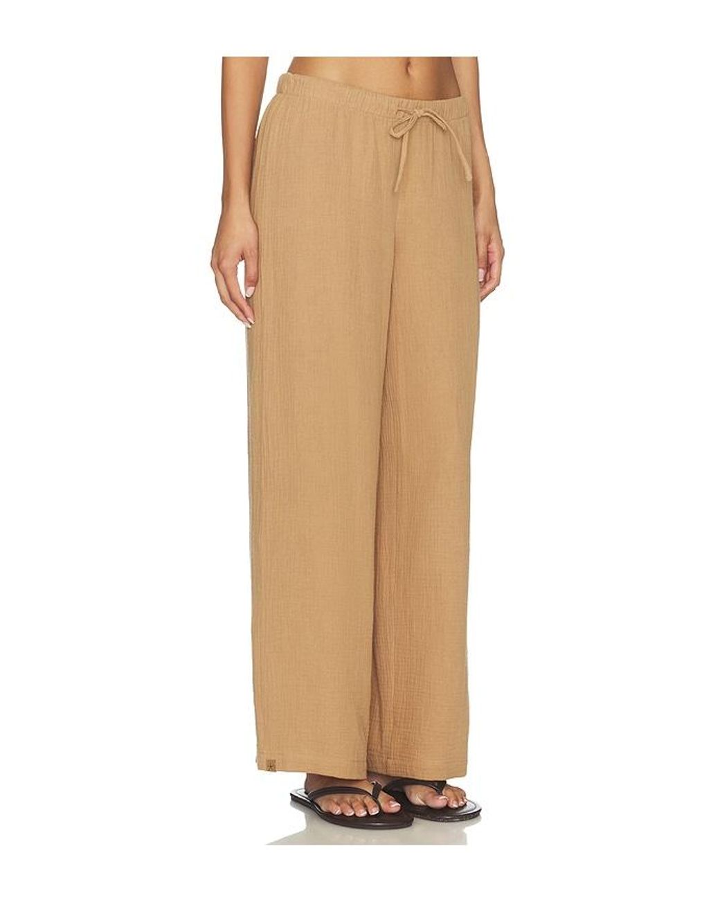 Barefoot Dreams Natural Wide Leg Pant