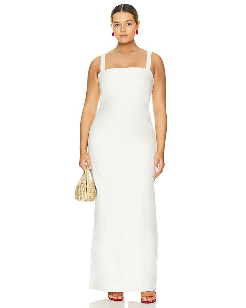 L'academie White 'Academie Renia Maxi Dress