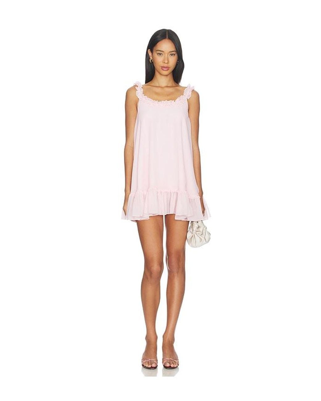 Lovers + Friends White Janet Mini Dress