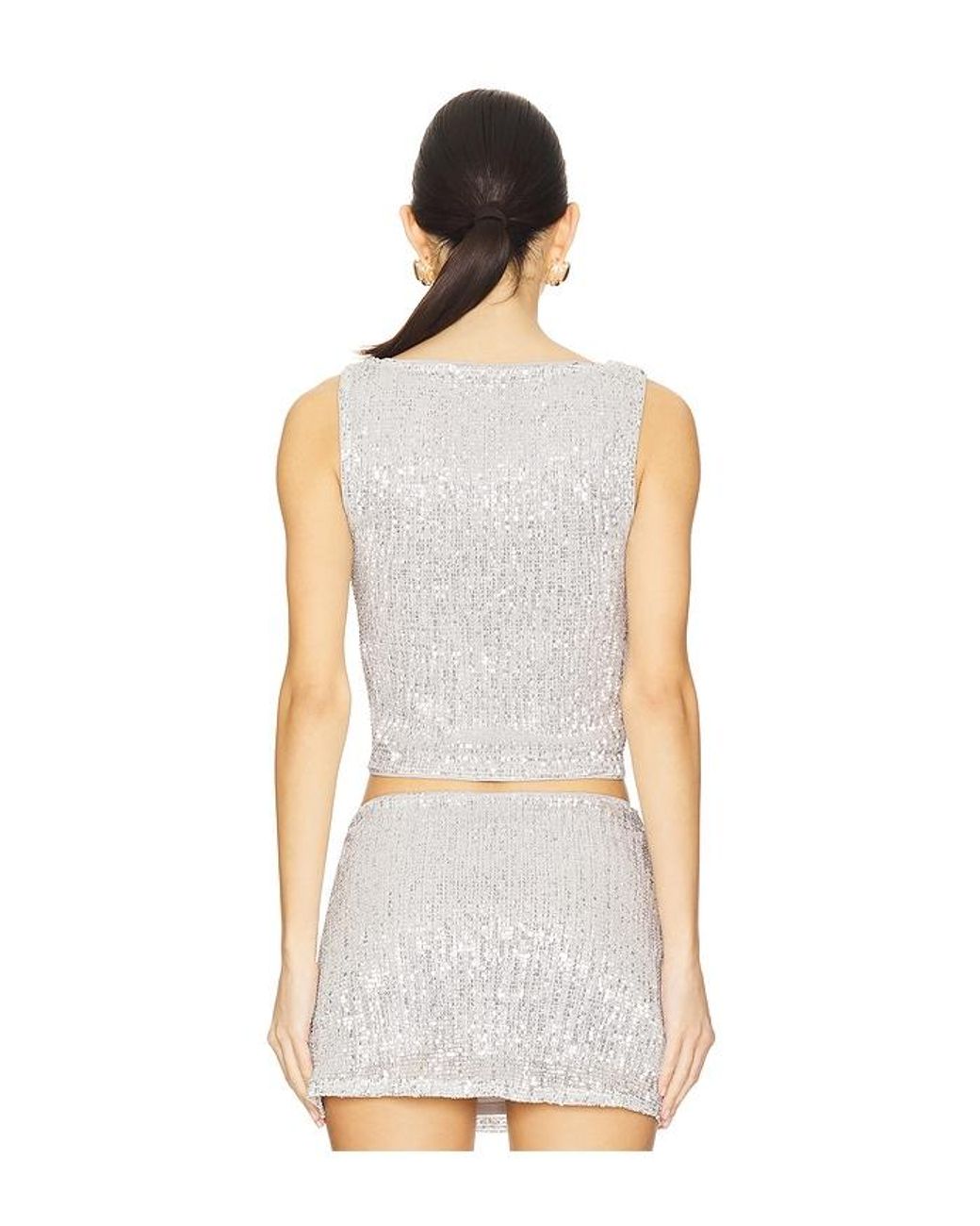 Lovers + Friends White Selma Top