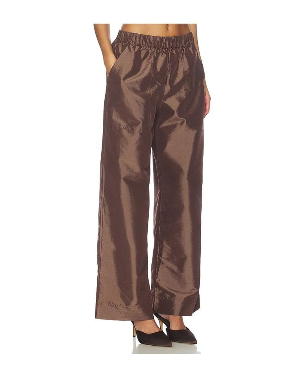 Jonathan Simkhai Brown Arden Pull On Pant