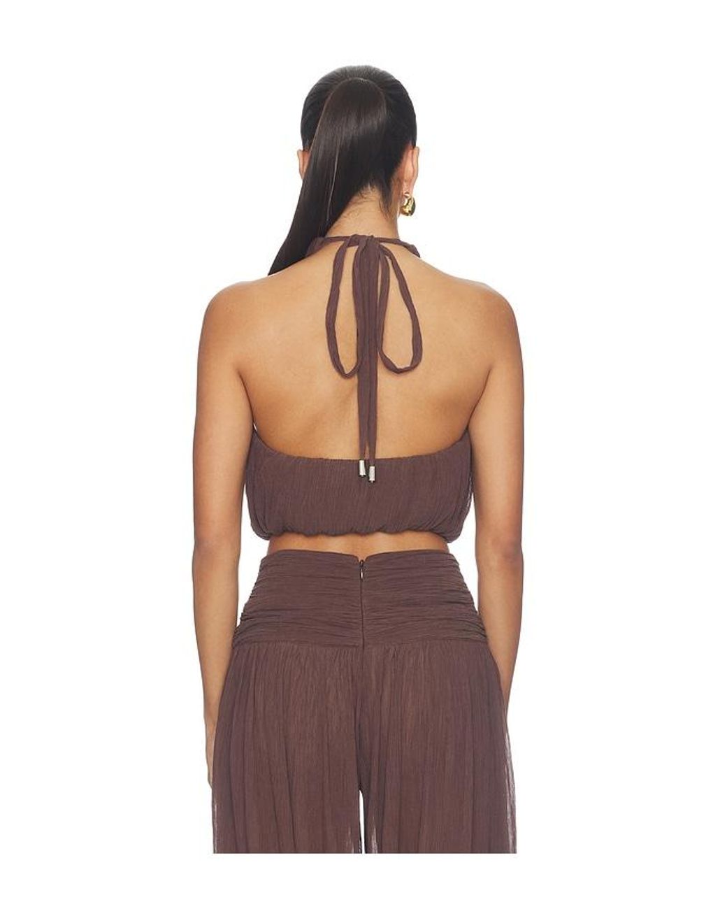 Camila Coelho Red Mirelle Top