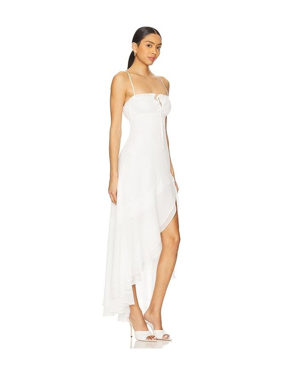 Amanda Uprichard White Odelia Maxi