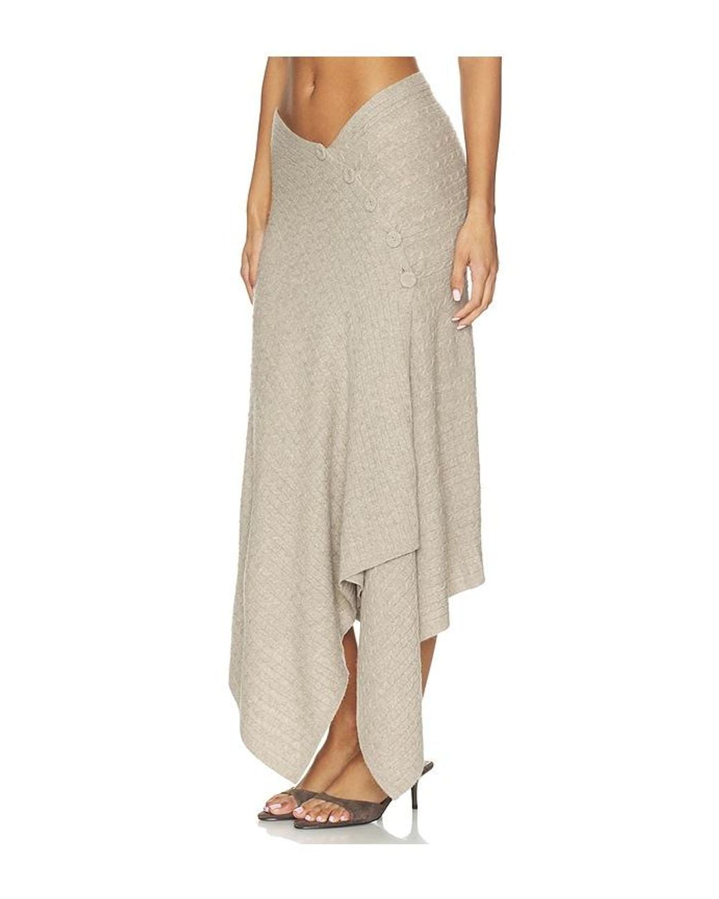 By Malene Birger Natural Liza Scarf Skirt