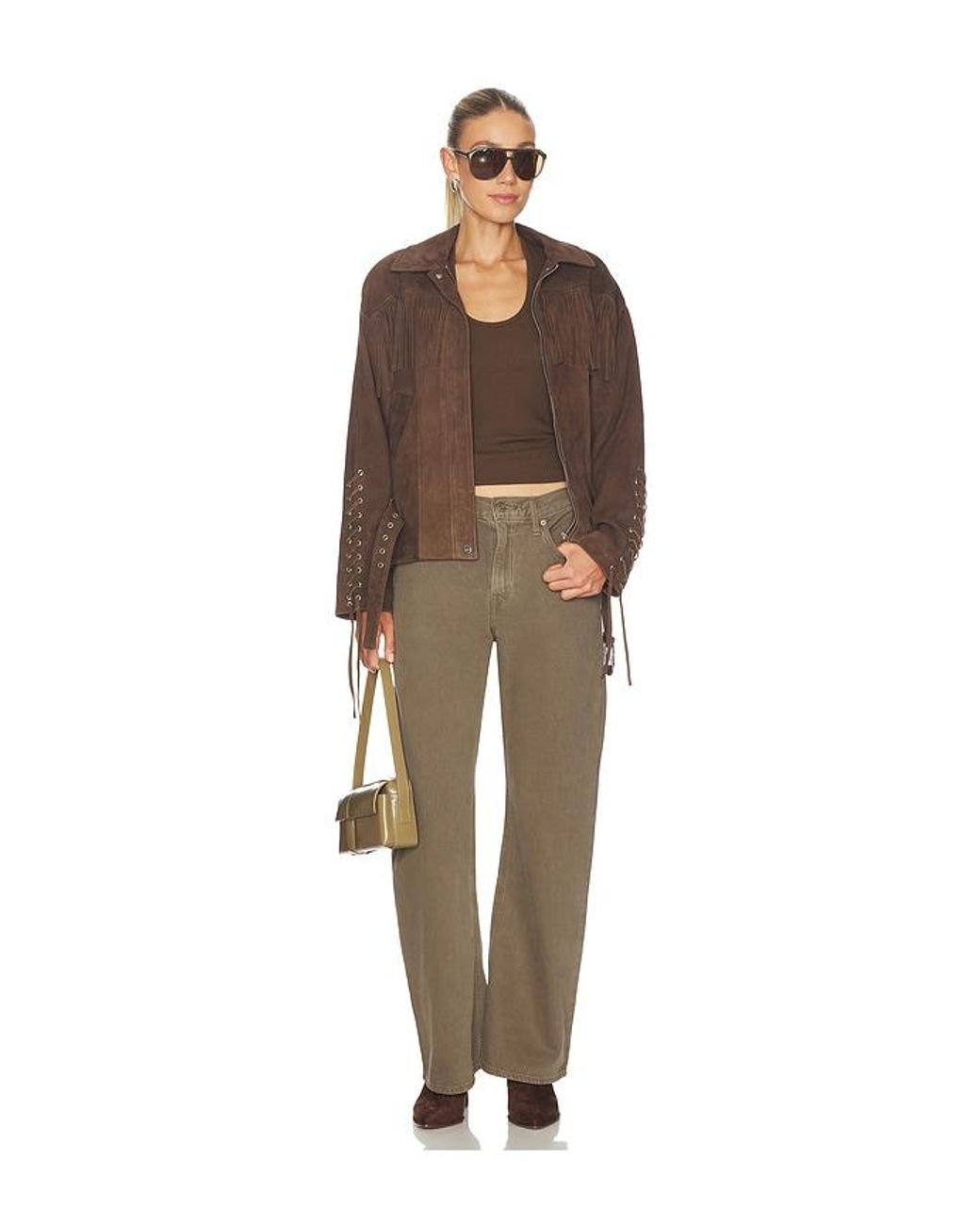 Lamarque Brown Kyel Suede Jacket
