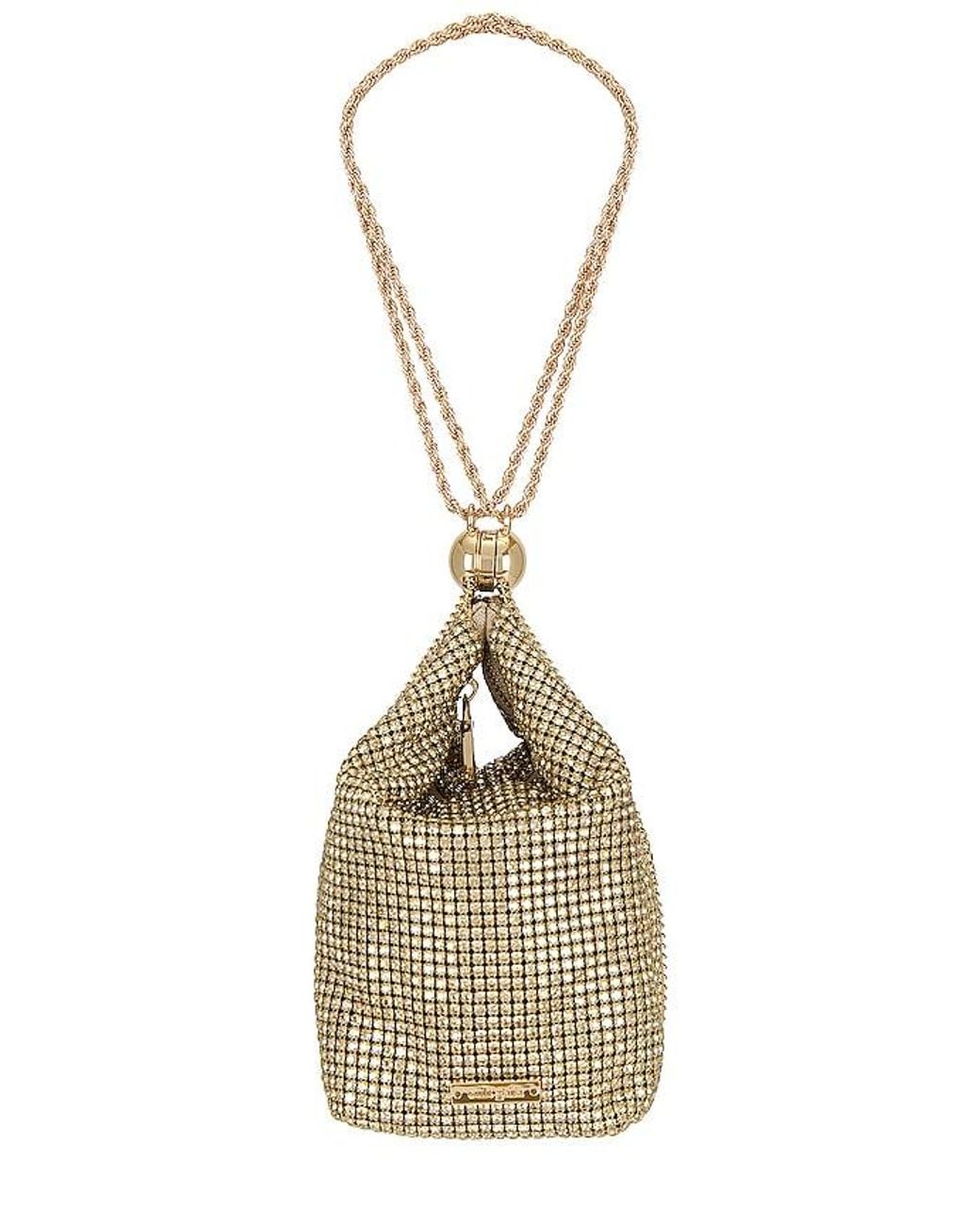 Cult Gaia Metallic Rue Wristlet