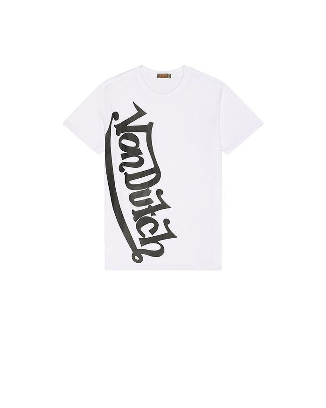 Von Dutch Black Vertical Logo Tee for men
