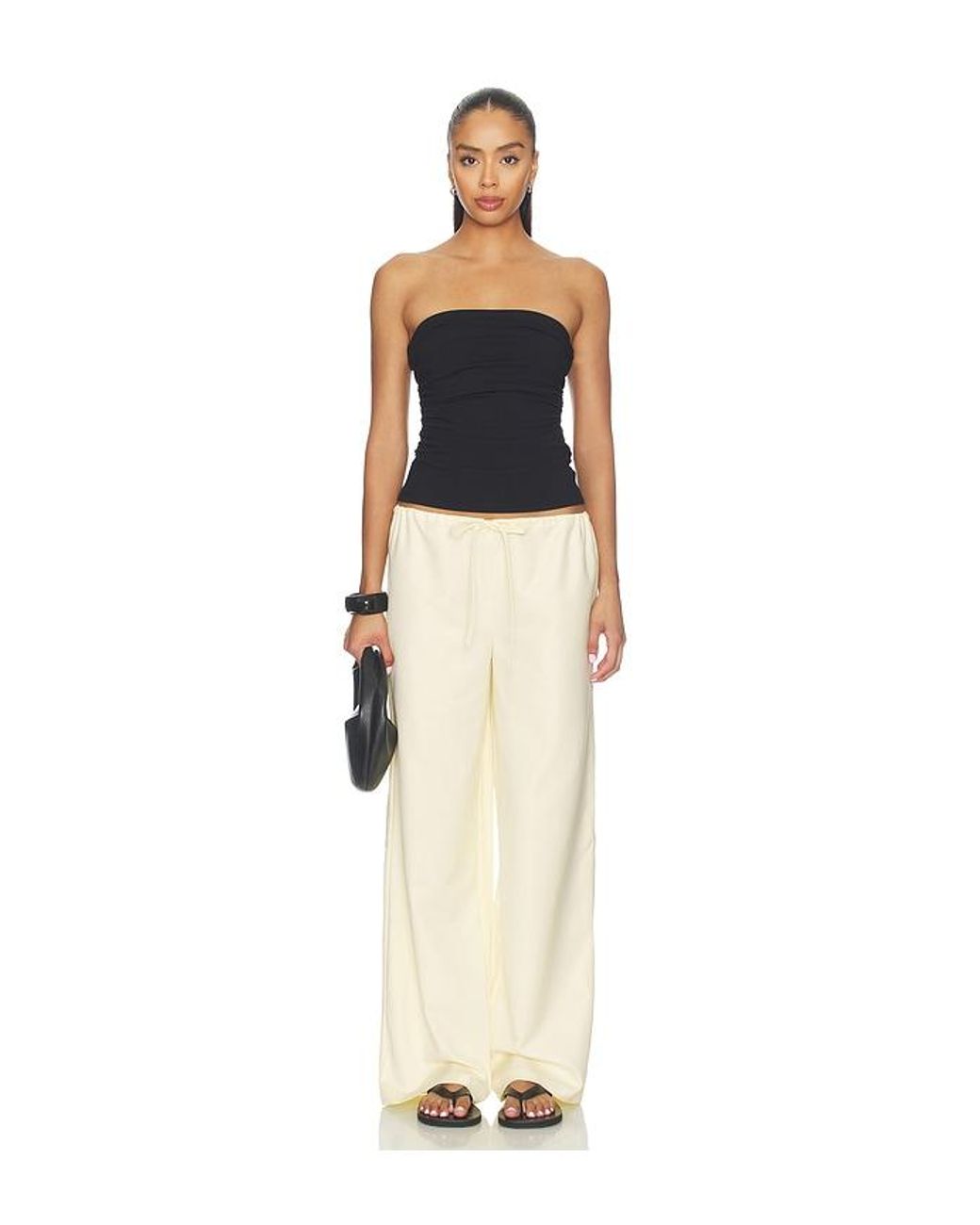 ALL THE WAYS Natural Sama Drawstring Pant