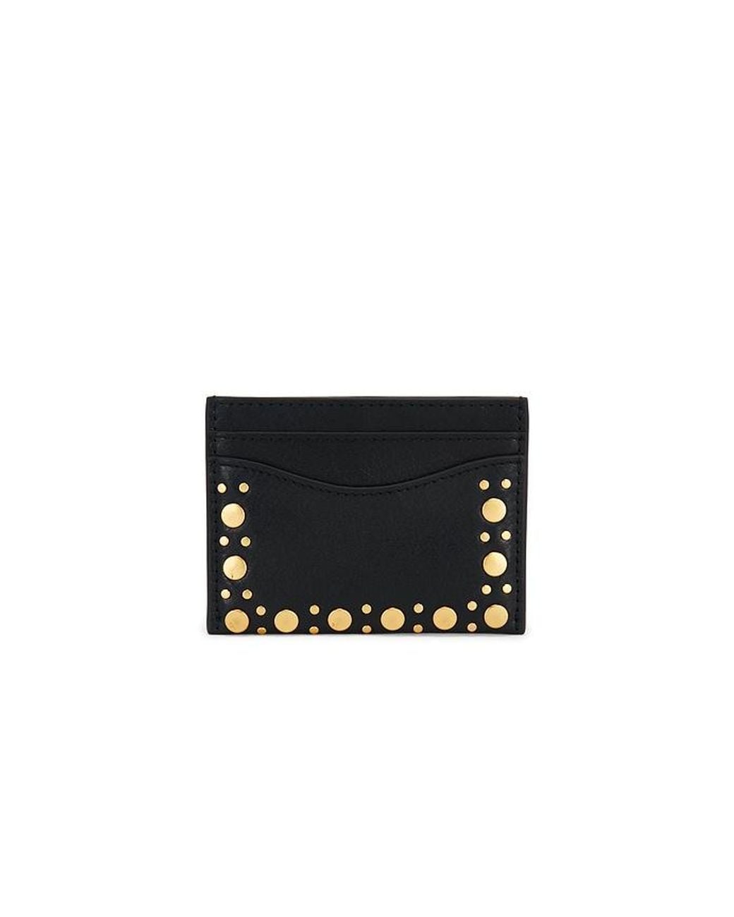 Rebecca Minkoff Black Mab Studded Card Case