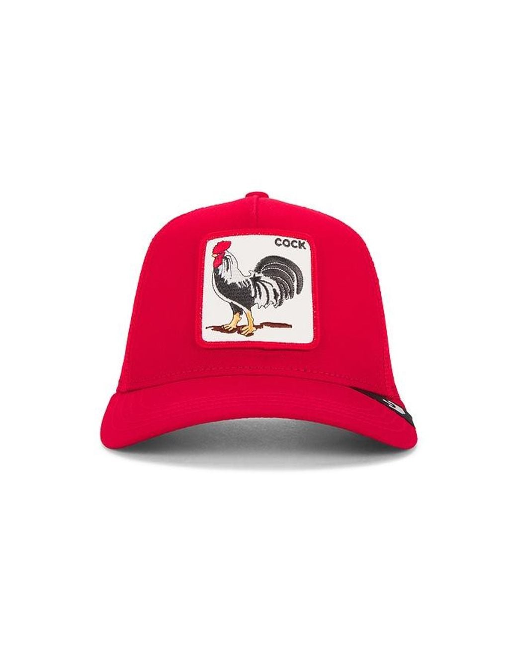 Goorin Bros Red Novelty Patch Twill Baseball Cap for men