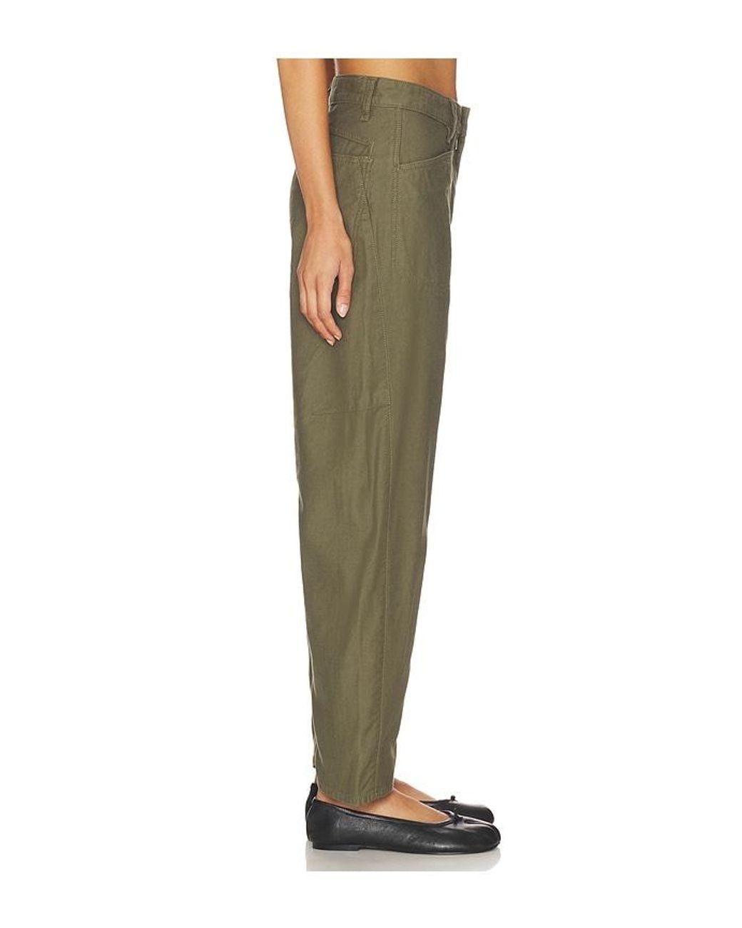 Rag & Bone Green Stevie Utility Tapered Pant