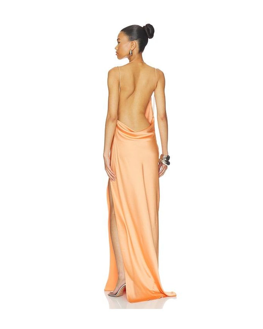 ANDAMANE Orange Vera Maxi Dress