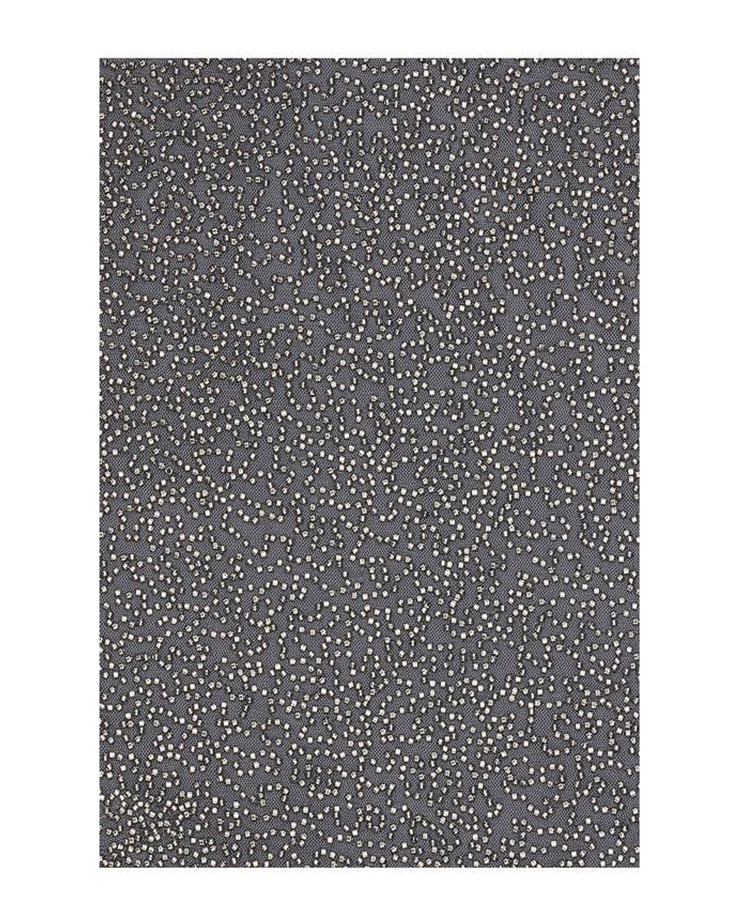 L'Agence Blue Inori Beaded Mini Dress