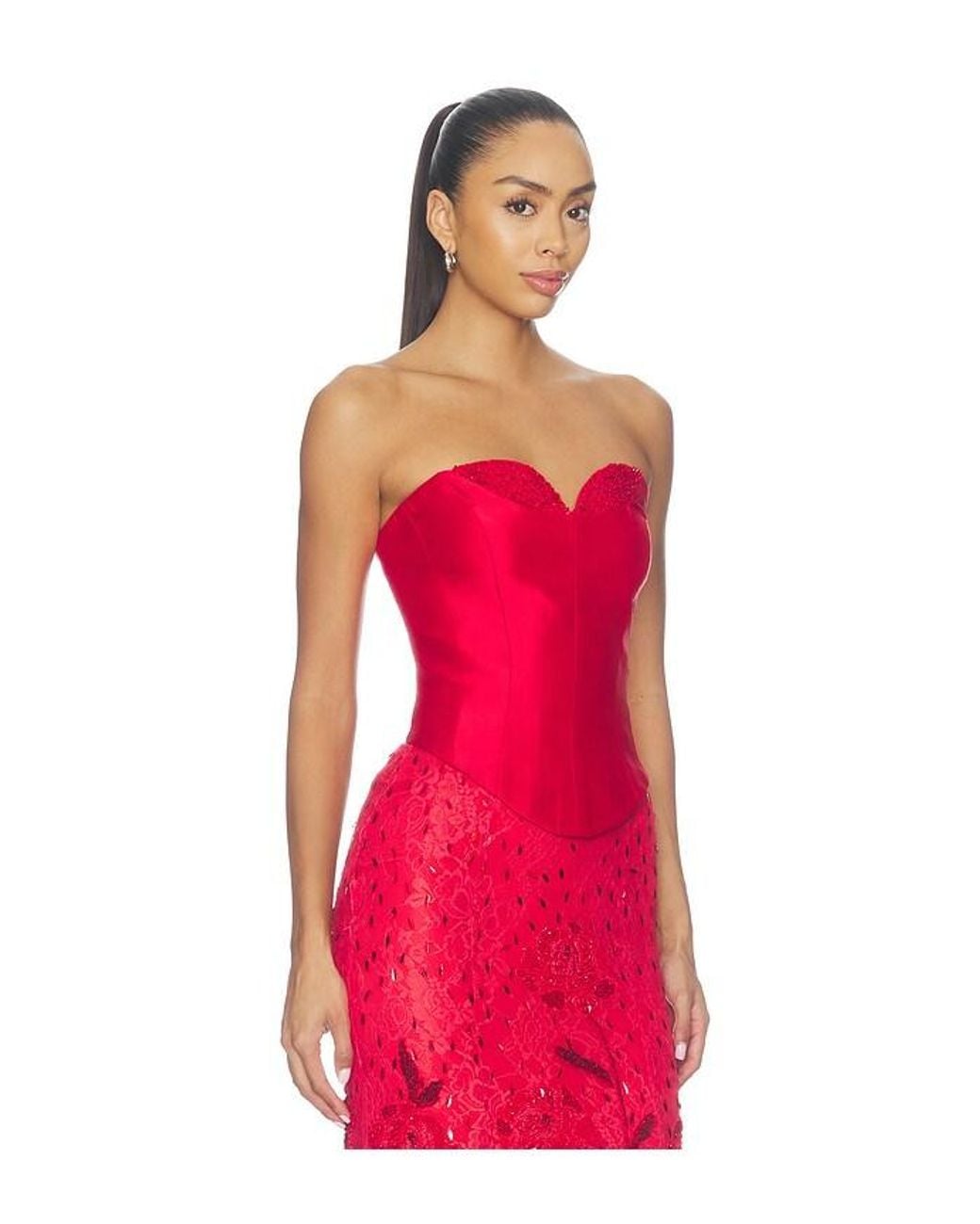 La Fuori Pink Siren Corset Top