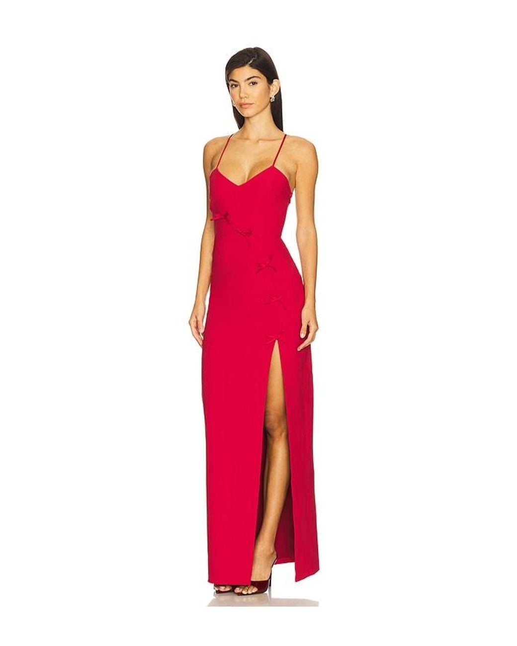 Cinq À Sept Red Elea Gown