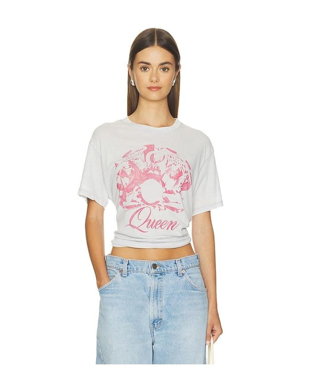 Daydreamer White Queen Best Friend Burnout Boyfriend Tee