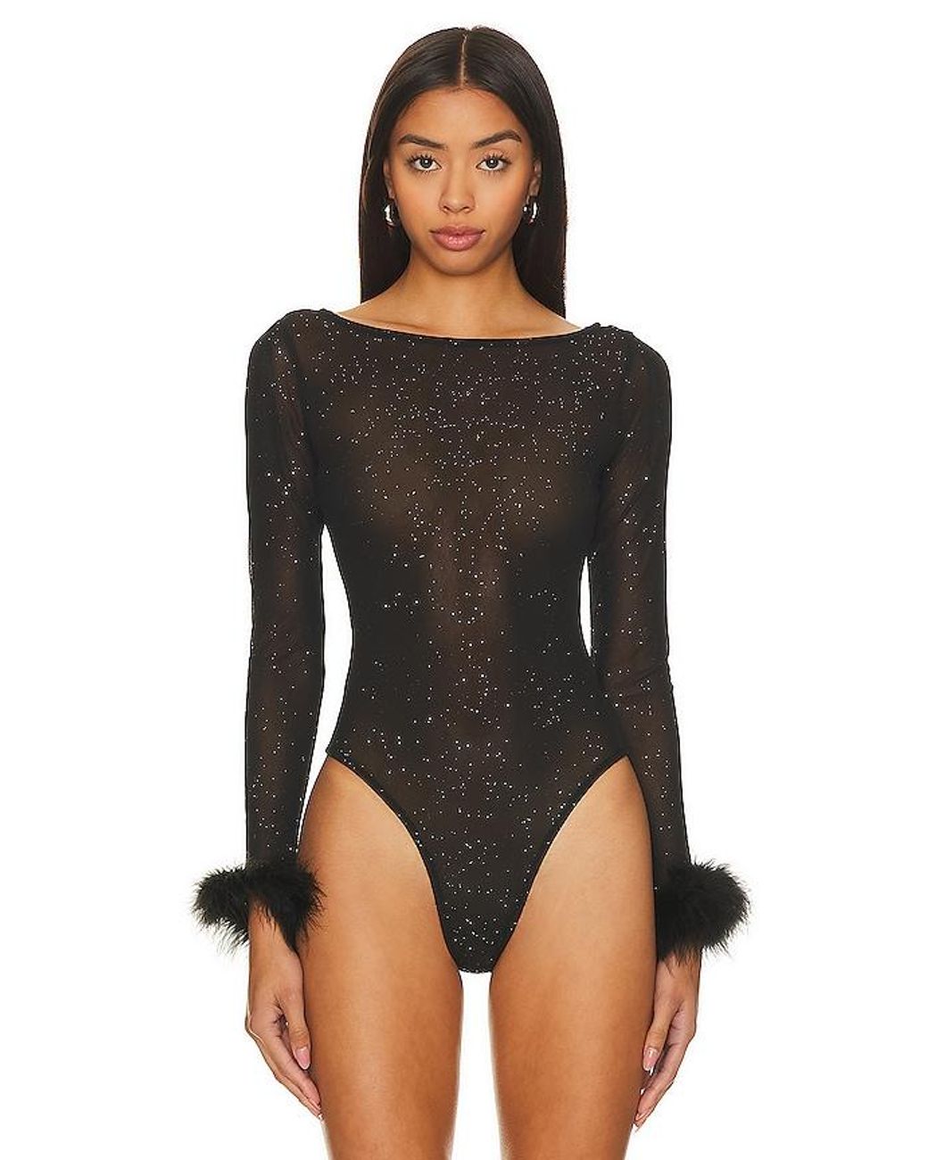 MORE TO COME Black Fallon Bodysuit