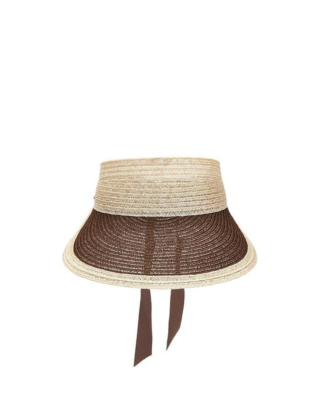 Eugenia Kim Natural X Revolve Ricky Visor Hat