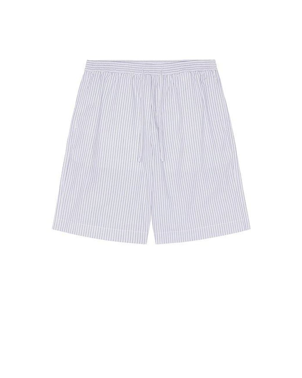 DUNST White Pajama Bermuda Shorts for men
