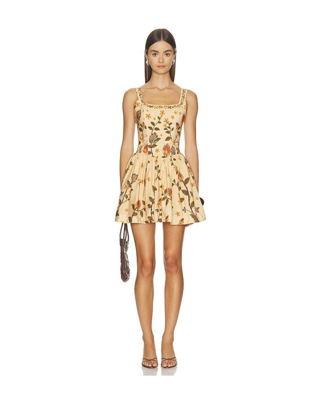 Agua Bendita Natural Ambra Mini Dress