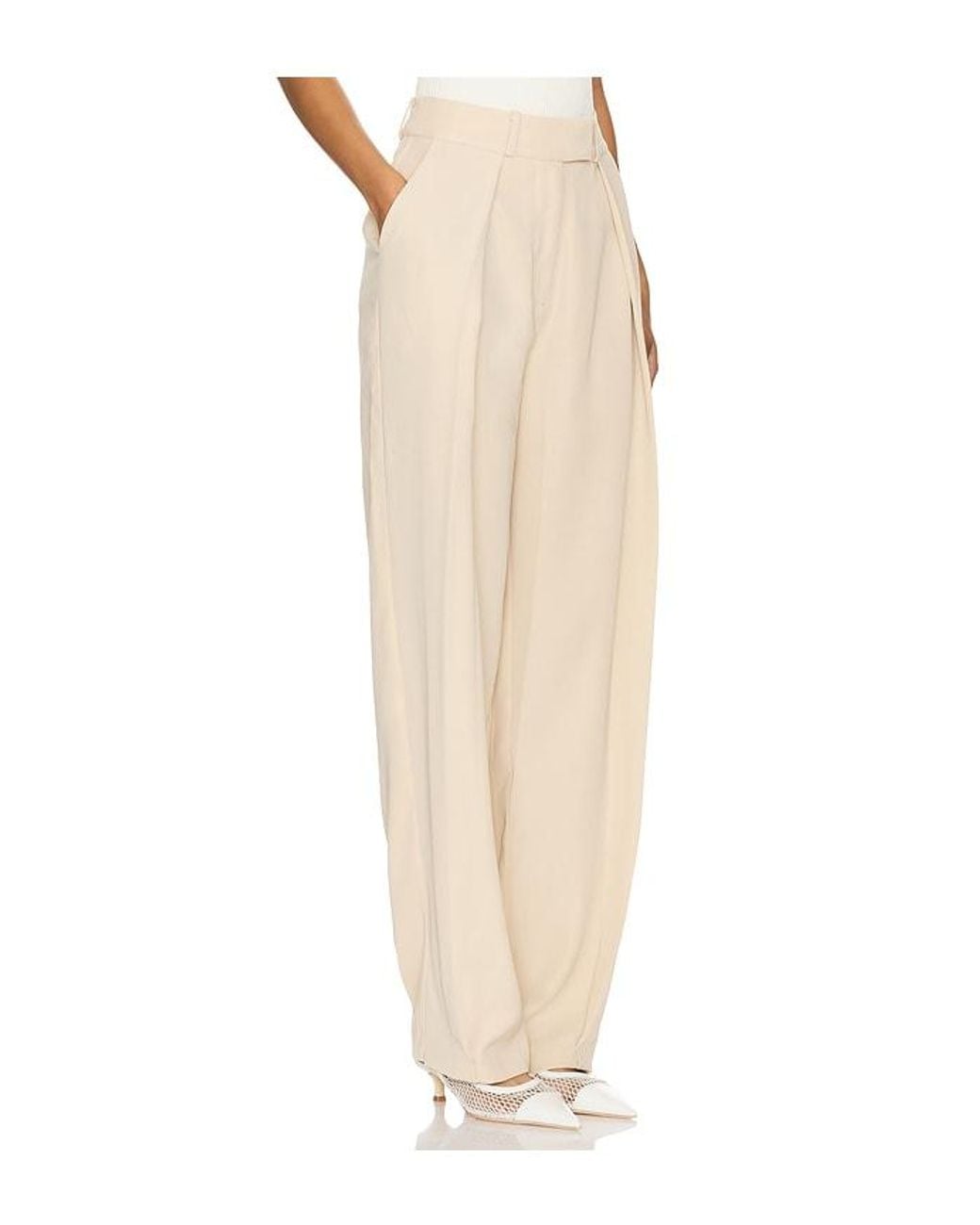 Lovers + Friends White Victoria Pant