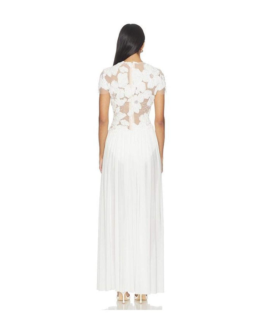 Nadine Merabi White Sloane Dress