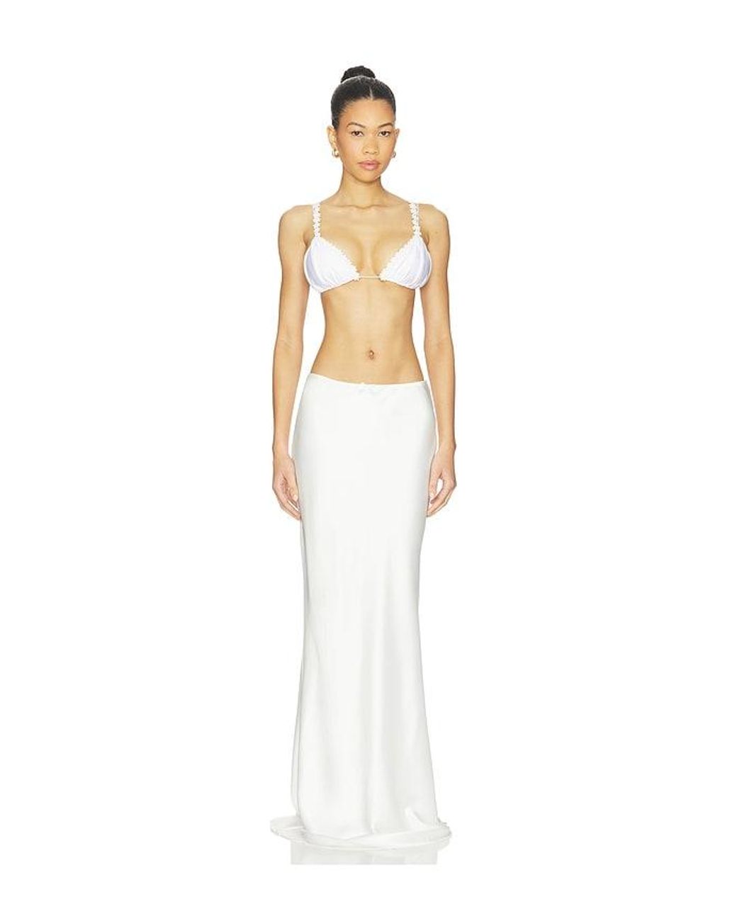 Bananhot White Nona Skirt