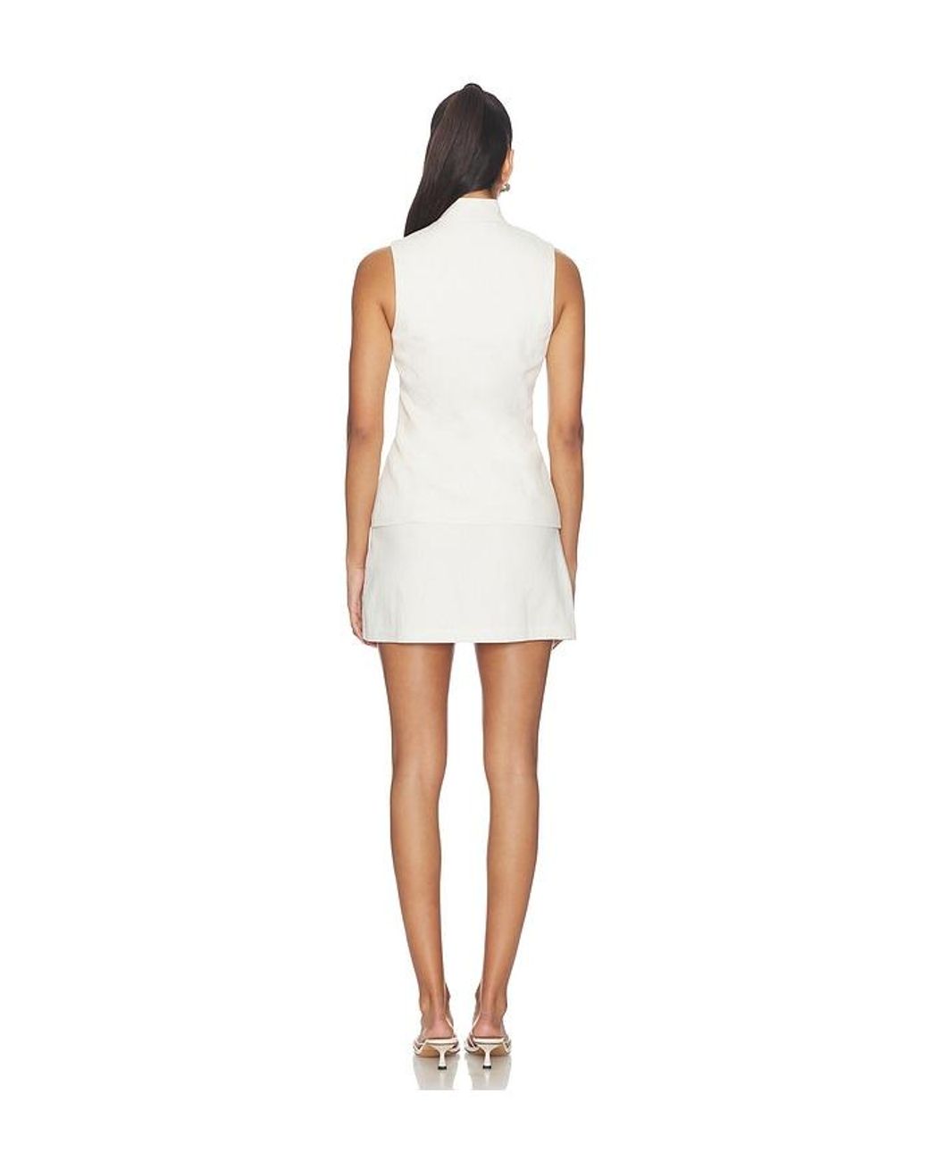 Amanda Uprichard White Avya Dress