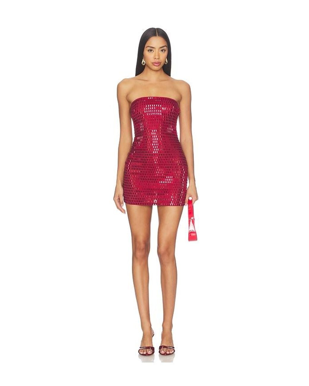 superdown Red Josephine Mini Dress