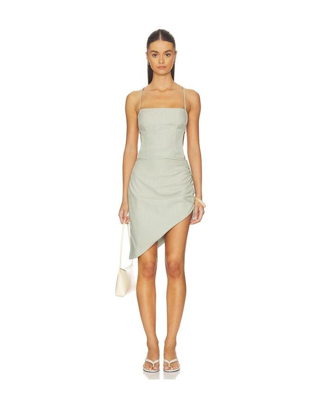 ALL THE WAYS Multicolor Talon Asymmetrical Mini Dress