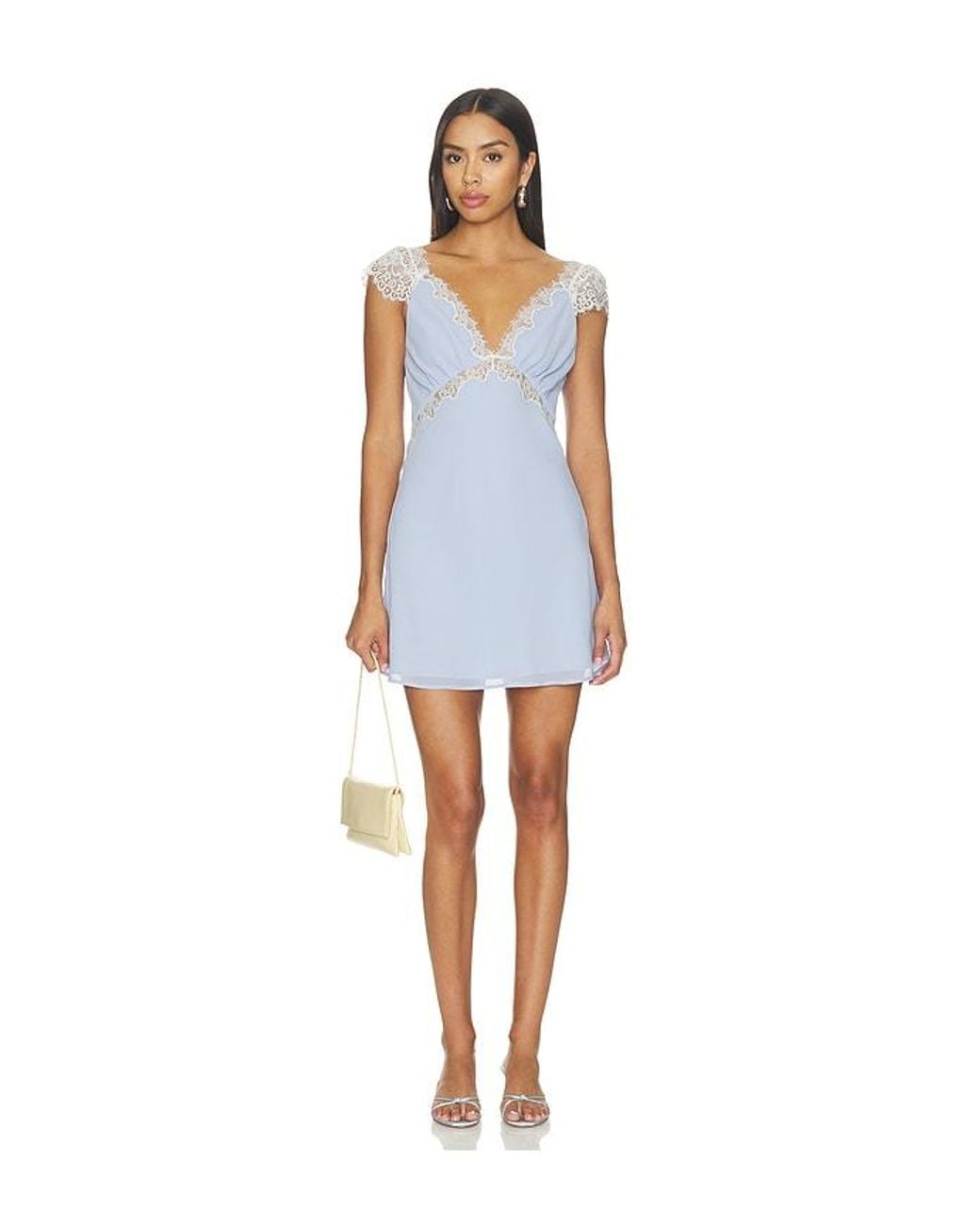 Tularosa Blue Evi Mini Dress