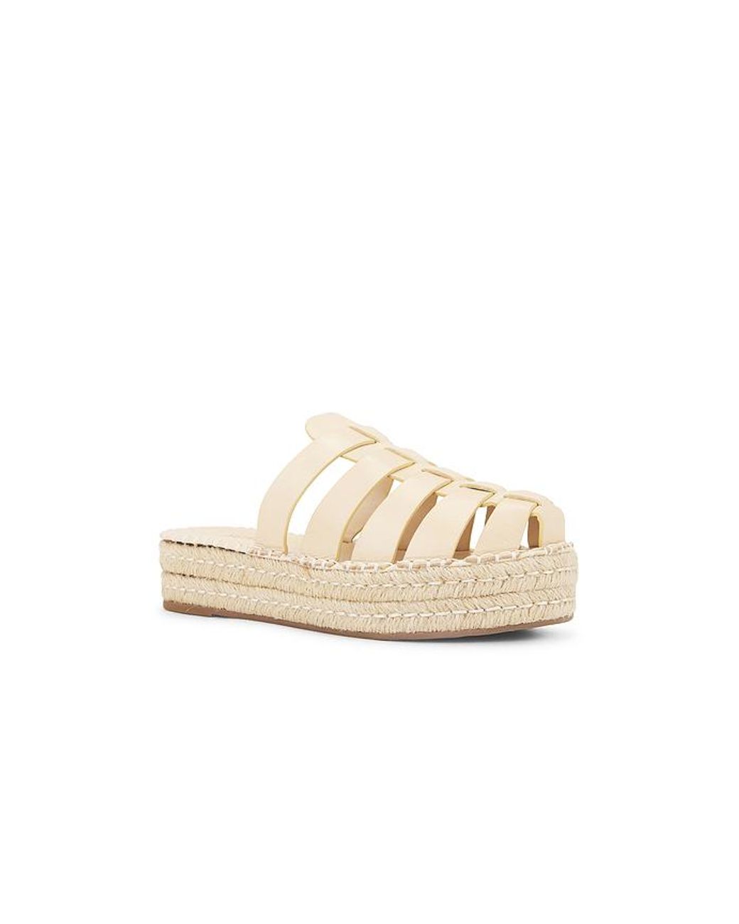 SCHUTZ SHOES White Valerie Flatform Mule