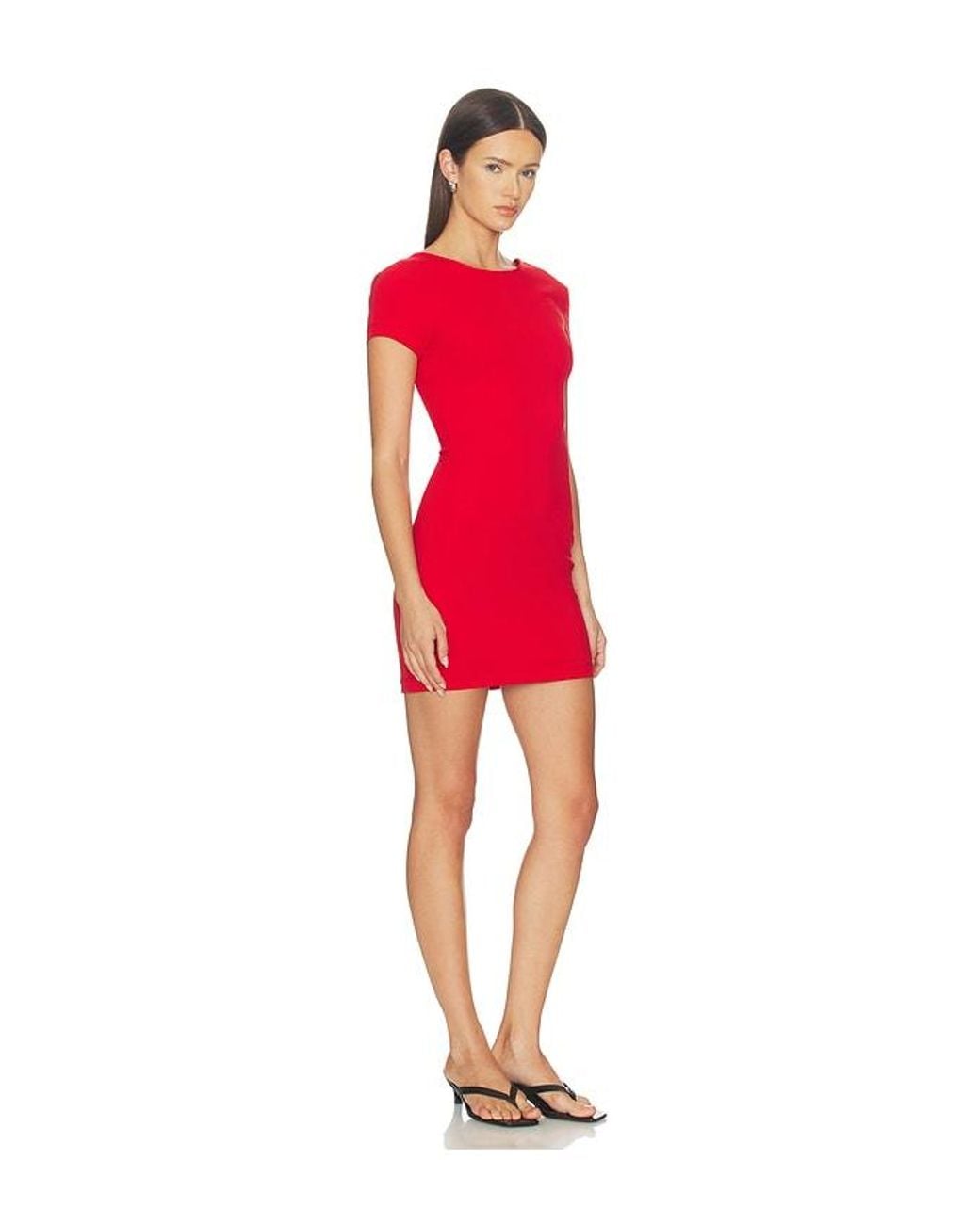 FRAME Red X Alexandra Leclerc The Monaco Mini Dress