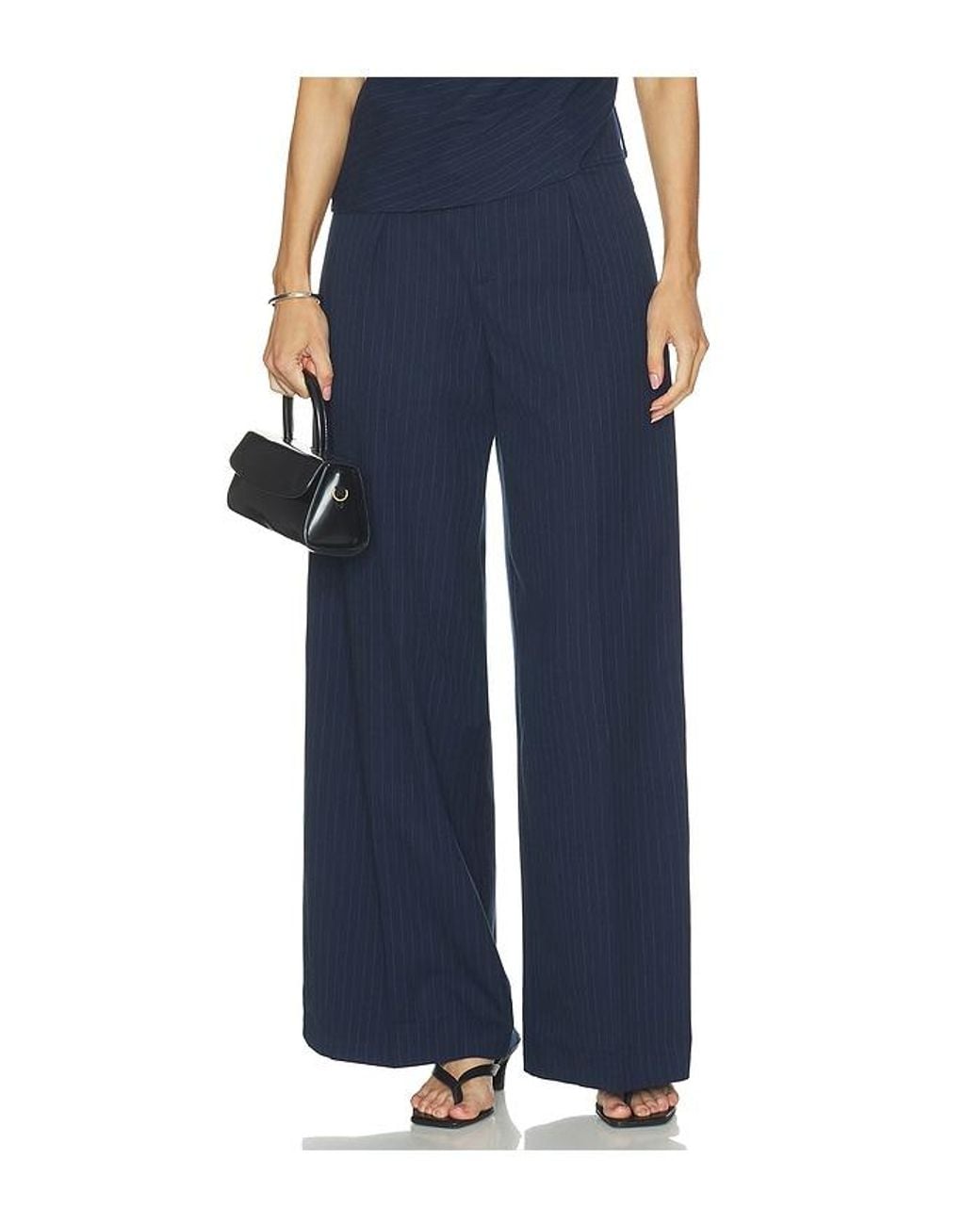Amanda Uprichard Blue Noho Pants
