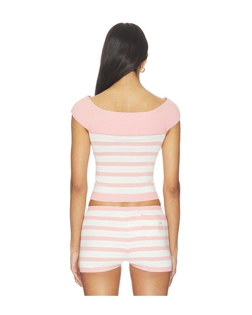 Nana Jacqueline Pink Paola Knit Top