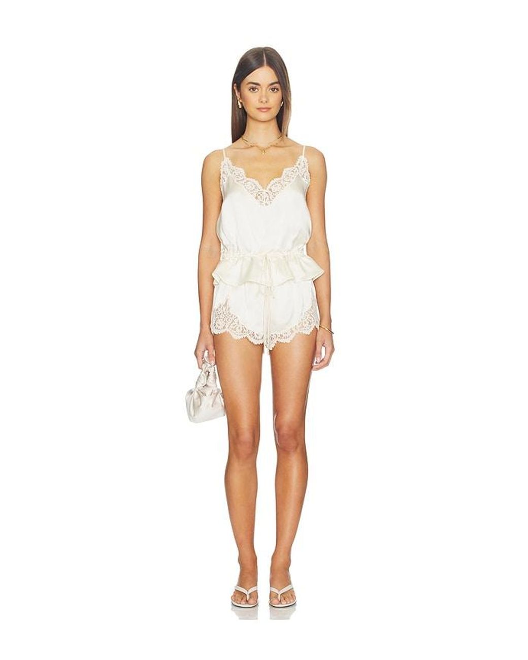 Tularosa White Lio Silk Short