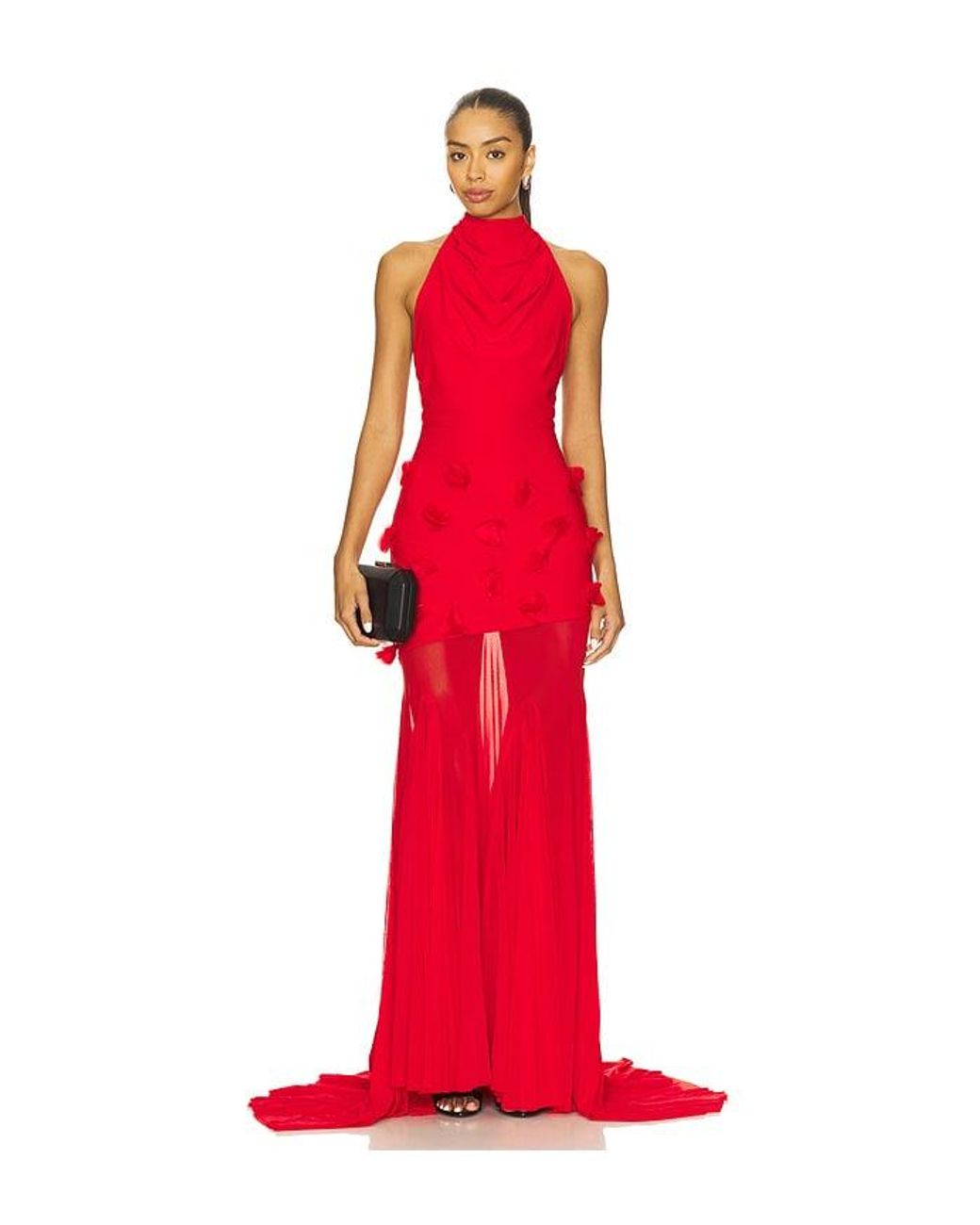 Deme by Gabriella Red Celeste Gown