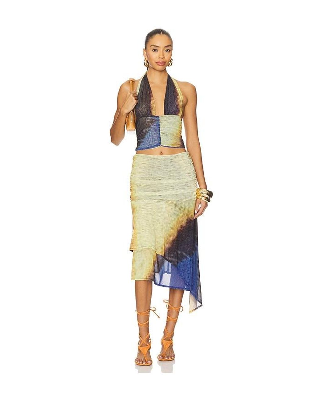 Feners Multicolor Festa Skirt Night
