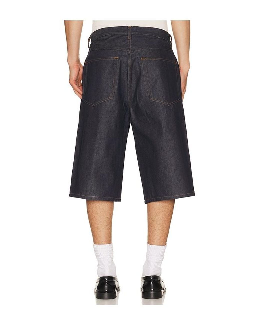 Agolde Black Fusion Skater Short for men