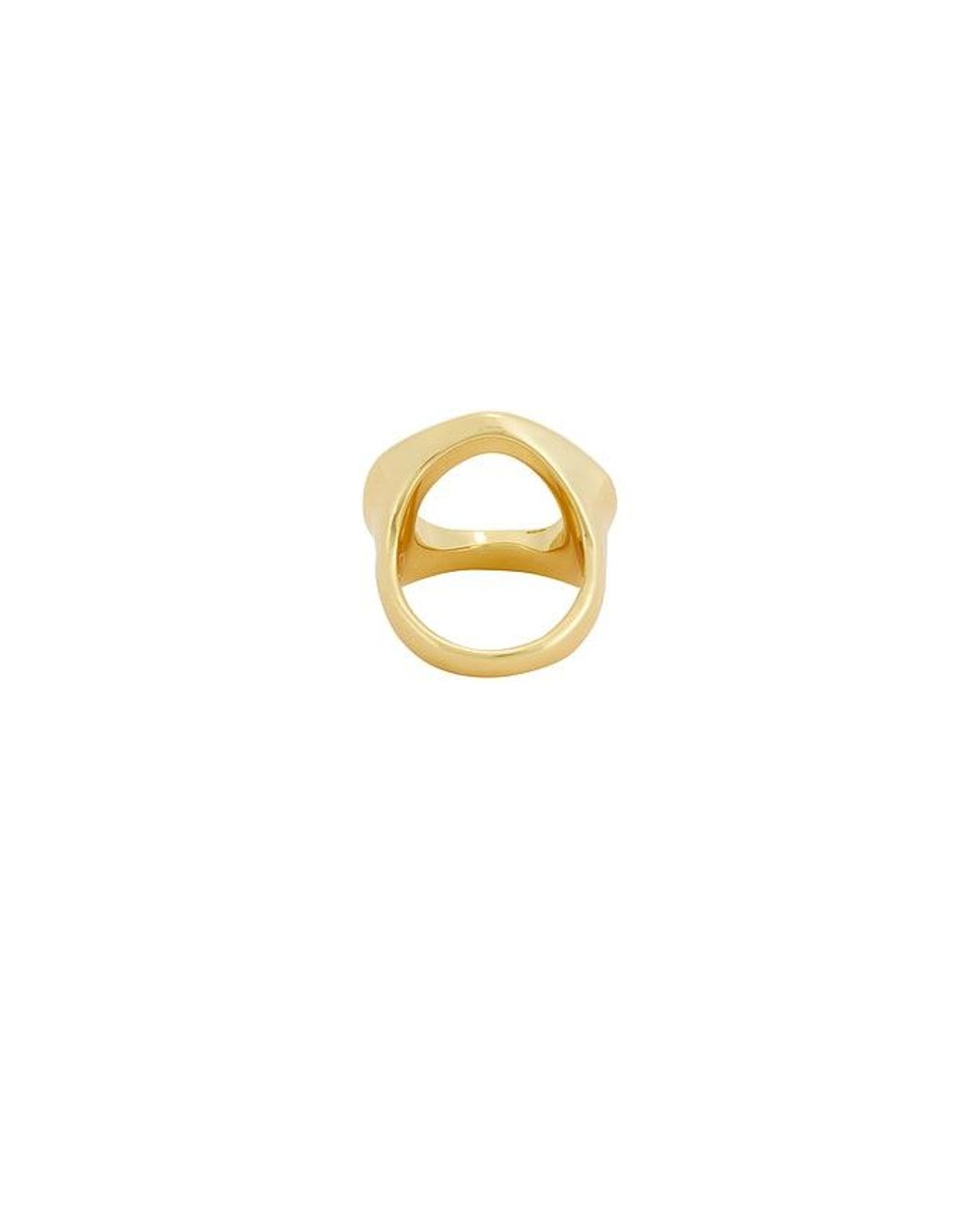 Ettika White Open Circle Ring