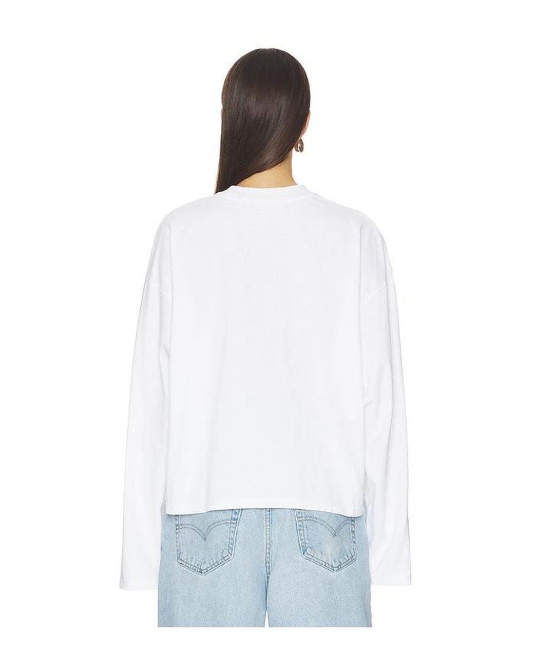 Lioness White Bloom Long Sleeve Top