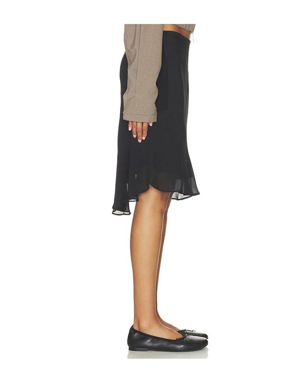 With Jean Black Penny Skirt
