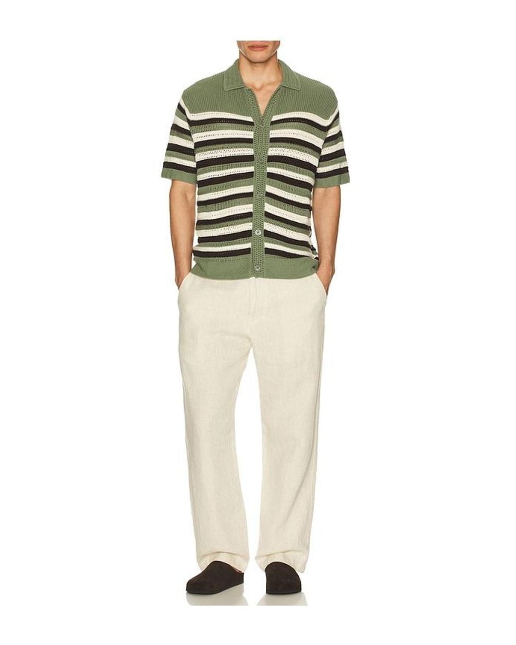 NN07 Natural Aden Pant for men