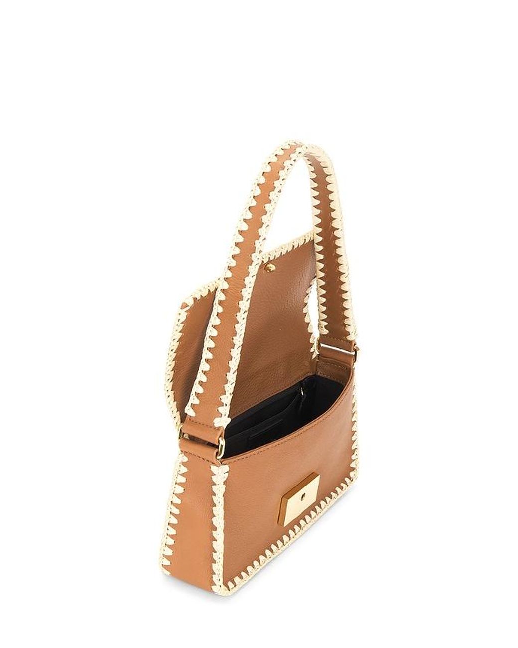 Rebecca Minkoff White Berkley Flap Shoulder W/ Raffia