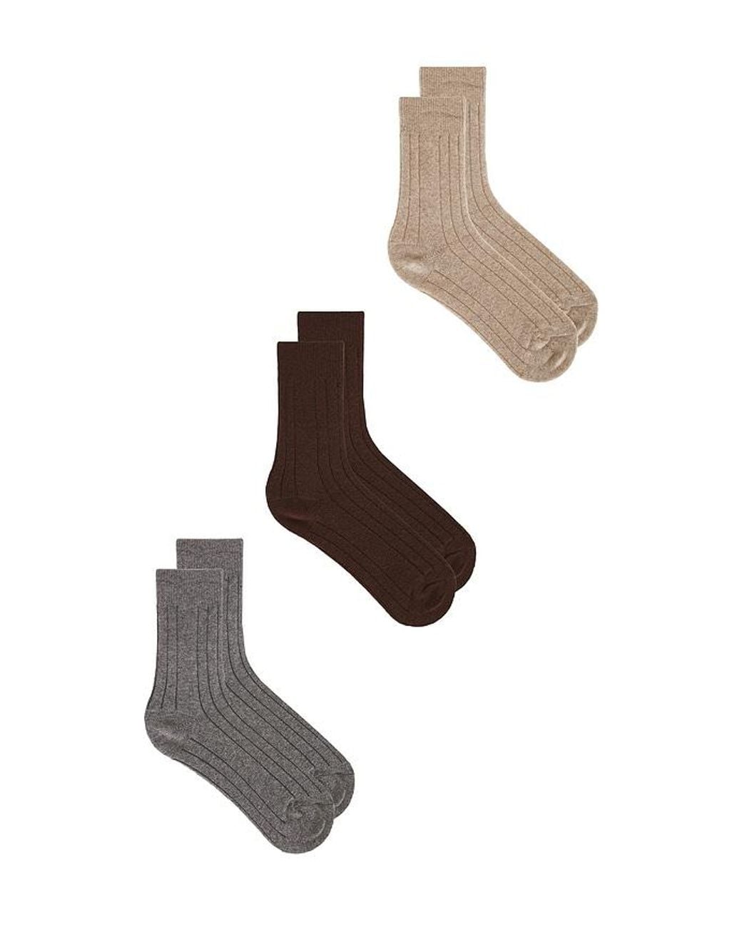 Stems Natural 3 Pack Lux Merino Socks