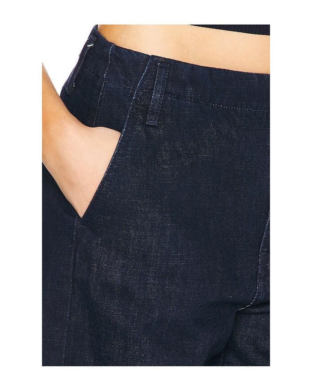 Re/done Blue Trouser Wide Leg Jeans