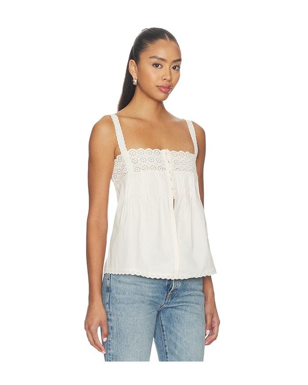 Tularosa White Colette Top