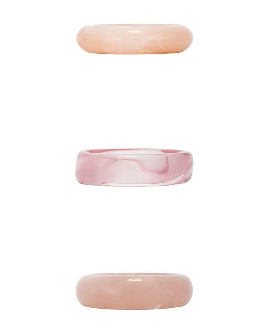 Luv Aj Pink The Formentera Bangle Set