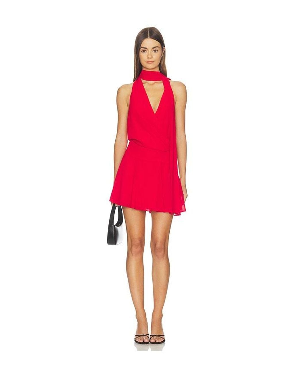 MORE TO COME Red Jewels Mini Dress