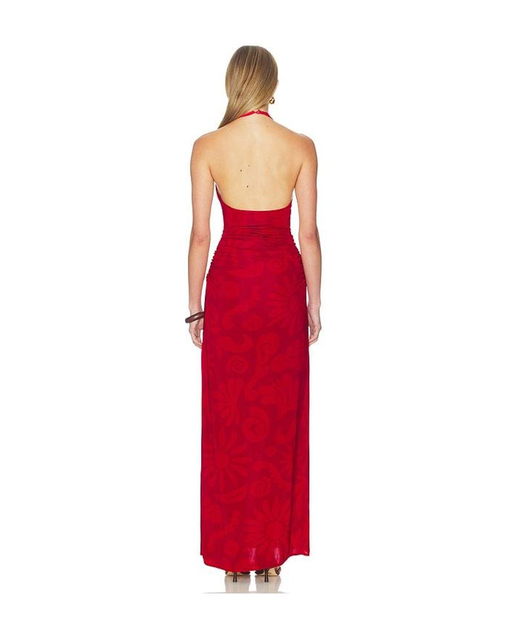 Cala De La Cruz Red Cairo Dress